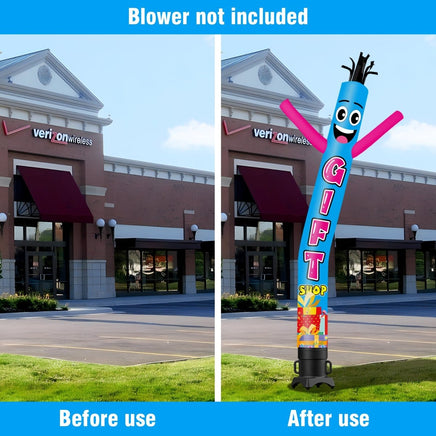 6 10 15 20FT Tall Gift Shop Waving Inflatable Tube Man(Blower Not Included) - goodeny