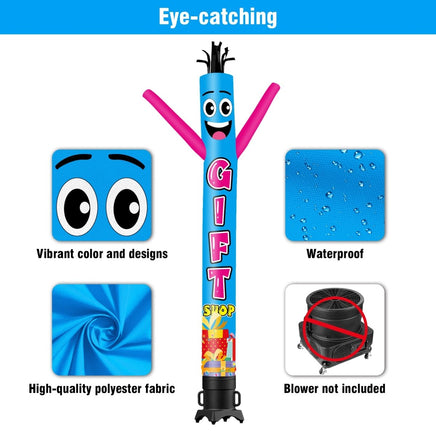6 10 15 20FT Tall Gift Shop Waving Inflatable Tube Man(Blower Not Included) - goodeny