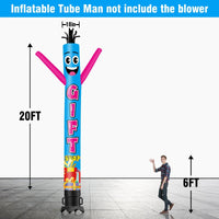6 10 15 20FT Tall Gift Shop Waving Inflatable Tube Man(Blower Not Included) - goodeny