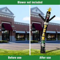 6 10 15 20FT Tall Go Team Go Waving Inflatable Tube Man(Blower Not Included) - goodeny