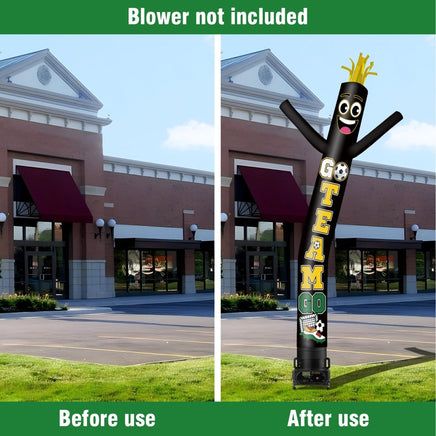6 10 15 20FT Tall Go Team Go Waving Inflatable Tube Man(Blower Not Included) - goodeny