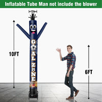 6 10 15 20FT Tall Goal Zone Waving Inflatable Tube Man(Blower Not Included) - goodeny