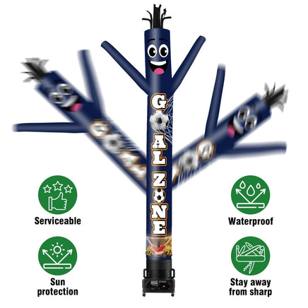 6 10 15 20FT Tall Goal Zone Waving Inflatable Tube Man(Blower Not Included) - goodeny