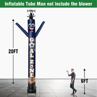 6 10 15 20FT Tall Goal Zone Waving Inflatable Tube Man(Blower Not Included) - goodeny