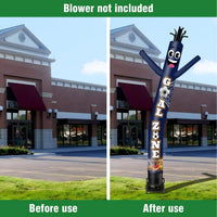 6 10 15 20FT Tall Goal Zone Waving Inflatable Tube Man(Blower Not Included) - goodeny