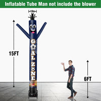 6 10 15 20FT Tall Goal Zone Waving Inflatable Tube Man(Blower Not Included) - goodeny