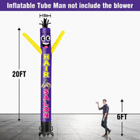 6 10 15 20FT Tall Hair Salon Waving Inflatable Tube Man(Blower Not Included) - goodeny