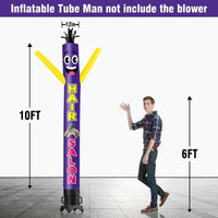 6 10 15 20FT Tall Hair Salon Waving Inflatable Tube Man(Blower Not Included) - goodeny
