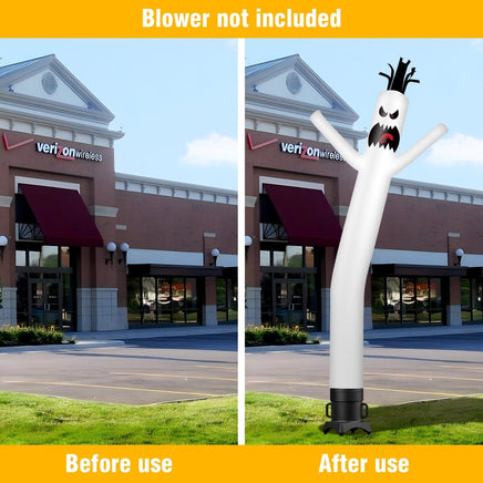 6 10 15 20FT Tall Halloween Ghost Waving Inflatable Tube Man(Blower Not Included) - goodeny