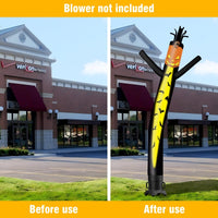 6 10 15 20FT Tall Halloween Pumpkin Waving Inflatable Tube Man(Blower Not Included) - goodeny