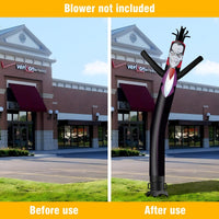 6 10 15 20FT Tall Halloween Vampire Waving Inflatable Tube Man(Blower Not Included) - goodeny