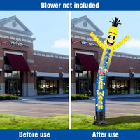 6 10 15 20FT Tall Hand Car Wash Waving Inflatable Tube Man(Blower Not Included) - goodeny