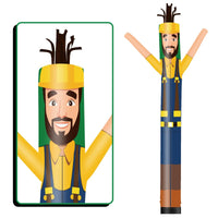 6 10 15 20FT Tall Handyman Waving Inflatable Tube Man(Blower Not Included) - goodeny
