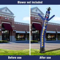 6 10 15 20FT Tall Hanukkah Waving Inflatable Tube Man(Blower Not Included) - goodeny