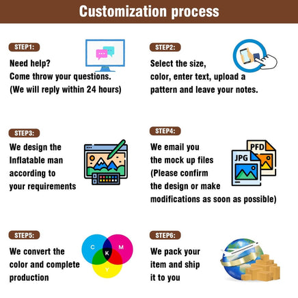 6 10 15 20FT Tall Hard Wood Sale Waving Inflatable Tube Man(Blower Not Included) - goodeny