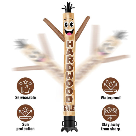 6 10 15 20FT Tall Hard Wood Sale Waving Inflatable Tube Man(Blower Not Included) - goodeny
