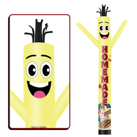 6 10 15 20FT Tall Homemade Pies Waving Inflatable Tube Man(Blower Not Included) - goodeny