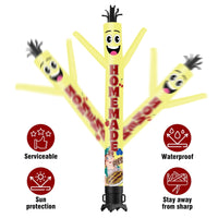 6 10 15 20FT Tall Homemade Pies Waving Inflatable Tube Man(Blower Not Included) - goodeny