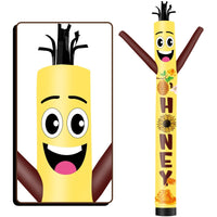 6 10 15 20FT Tall Honey Waving Inflatable Tube Man(Blower Not Included) - goodeny