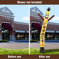 6 10 15 20FT Tall Honey Waving Inflatable Tube Man(Blower Not Included) - goodeny