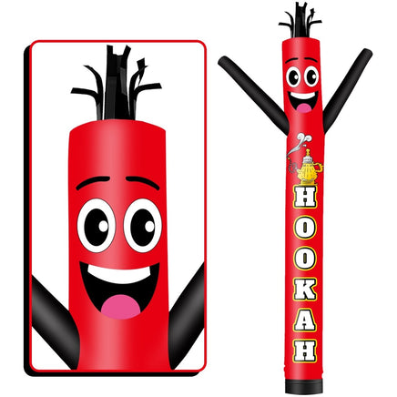 6 10 15 20FT Tall Hookah Waving Inflatable Tube Man(Blower Not Included) - goodeny