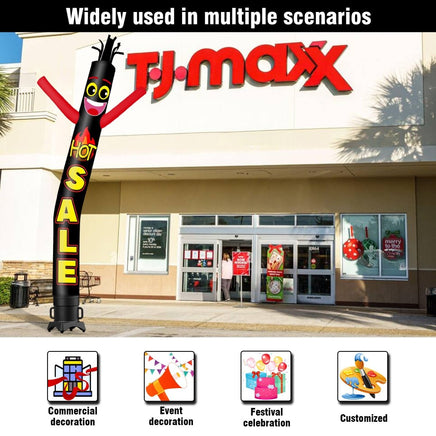 6 10 15 20FT Tall Hot Sale Waving Inflatable Tube Man(Blower Not Included) - goodeny