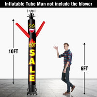 6 10 15 20FT Tall Hot Sale Waving Inflatable Tube Man(Blower Not Included) - goodeny