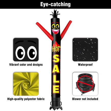 6 10 15 20FT Tall Hot Sale Waving Inflatable Tube Man(Blower Not Included) - goodeny