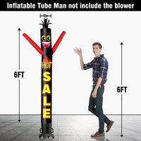 6 10 15 20FT Tall Hot Sale Waving Inflatable Tube Man(Blower Not Included) - goodeny