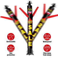 6 10 15 20FT Tall Hot Sale Waving Inflatable Tube Man(Blower Not Included) - goodeny
