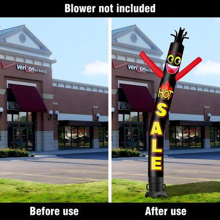 6 10 15 20FT Tall Hot Sale Waving Inflatable Tube Man(Blower Not Included) - goodeny
