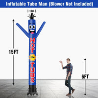 6 10 15 20FT Tall Hot Tubs Waving Inflatable Tube Man(Blower Not Included) - goodeny