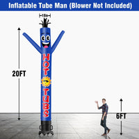 6 10 15 20FT Tall Hot Tubs Waving Inflatable Tube Man(Blower Not Included) - goodeny