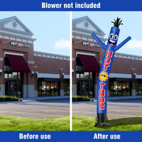6 10 15 20FT Tall Hot Tubs Waving Inflatable Tube Man(Blower Not Included) - goodeny