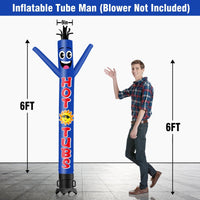 6 10 15 20FT Tall Hot Tubs Waving Inflatable Tube Man(Blower Not Included) - goodeny