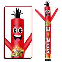6 10 15 20FT Tall Hot Wings Waving Inflatable Tube Man(Blower Not Included) - goodeny