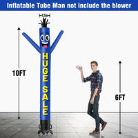 6 10 15 20FT Tall Huge Sale Waving Inflatable Tube Man(Blower Not Included) - goodeny