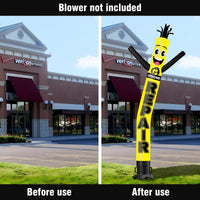 6 10 15 20FT Tall Iphone Repair Waving Inflatable Tube Man(Blower Not Included) - goodeny