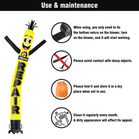 6 10 15 20FT Tall Iphone Repair Waving Inflatable Tube Man(Blower Not Included) - goodeny