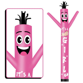 6 10 15 20FT Tall It's a girl Waving Inflatable Tube Man(Blower Not Included) - goodeny