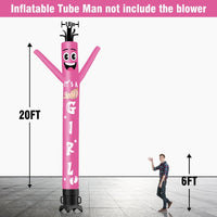 6 10 15 20FT Tall It's a girl Waving Inflatable Tube Man(Blower Not Included) - goodeny