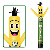6 10 15 20FT Tall It's Match Day Waving Inflatable Tube Man(Blower Not Included) - goodeny