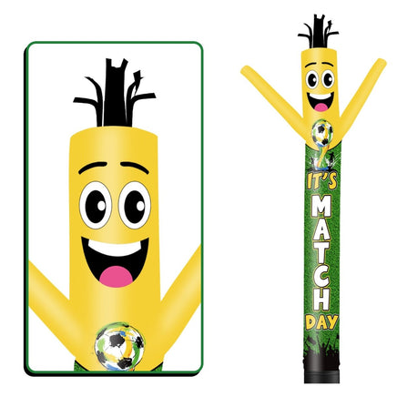 6 10 15 20FT Tall It's Match Day Waving Inflatable Tube Man(Blower Not Included) - goodeny