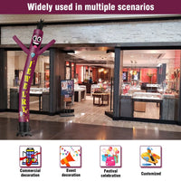 6 10 15 20FT Tall Jewelry Waving Inflatable Tube Man(Blower Not Included) - goodeny