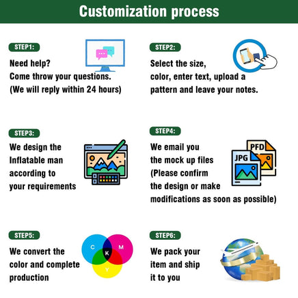 6 10 15 20FT Tall Juice Waving Inflatable Tube Man(Blower Not Included) - goodeny