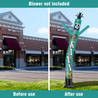 6 10 15 20FT Tall Kava Bar Waving Inflatable Tube Man(Blower Not Included) - goodeny