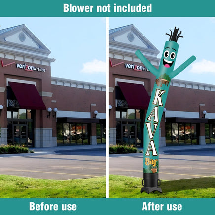 6 10 15 20FT Tall Kava Bar Waving Inflatable Tube Man(Blower Not Included) - goodeny