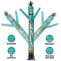 6 10 15 20FT Tall Kava Bar Waving Inflatable Tube Man(Blower Not Included) - goodeny