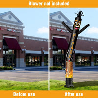 6 10 15 20FT Tall Kebabs Waving Inflatable Tube Man(Blower Not Included) - goodeny