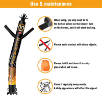 6 10 15 20FT Tall Kebabs Waving Inflatable Tube Man(Blower Not Included) - goodeny